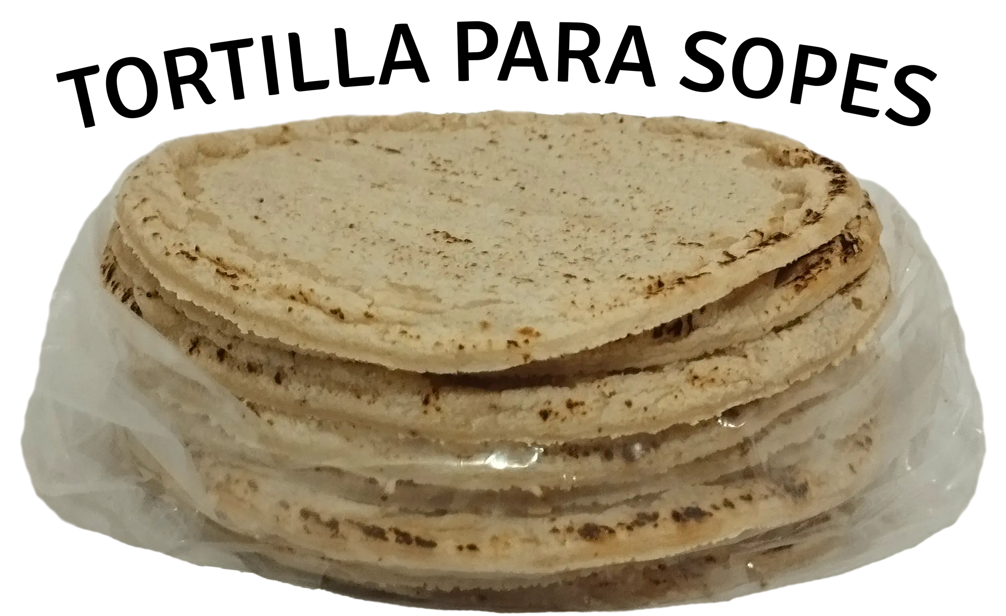 Fotografía tortillas para sopes